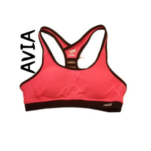 Pink & Black Sports Bra